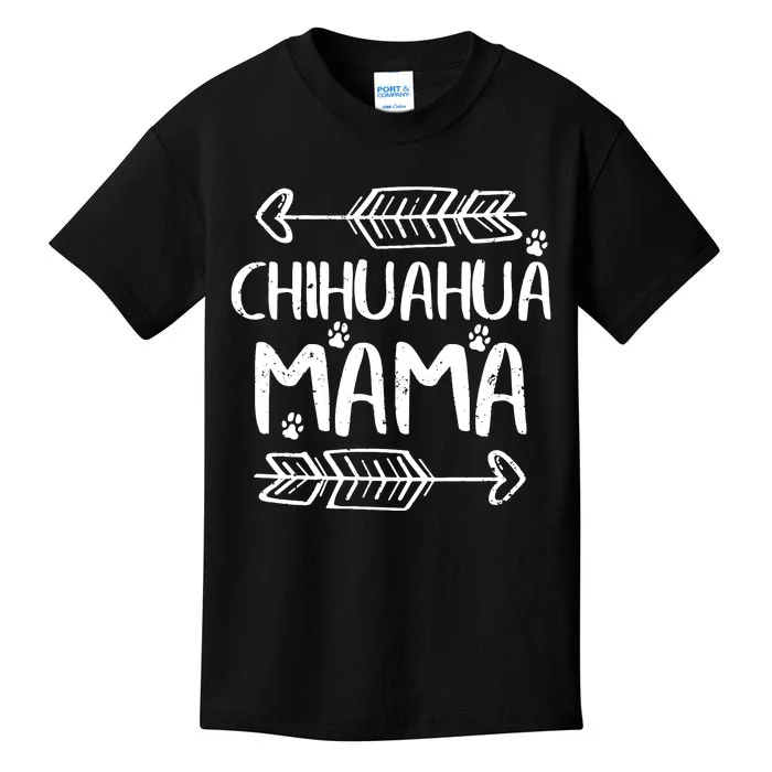 Womens Cute Chihuahua Mom Funny Dog Mom Gift Chihuahua Mama Tank Top Kids T-Shirt