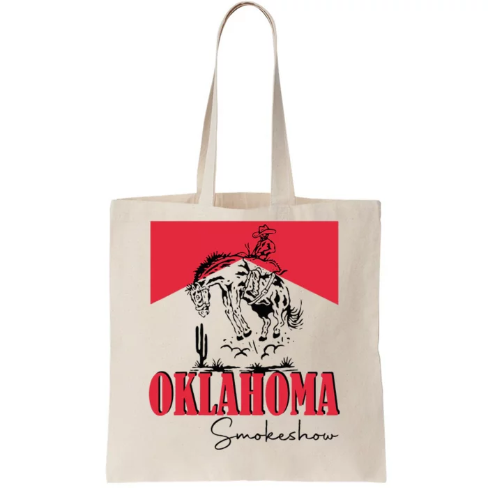 Western Country Cowboy Rodeo Smokeshow Music Howdy Skull Tote Bag