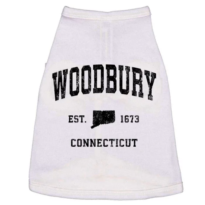 Woodbury Connecticut Ct Vintage Athletic Sports Doggie Tank