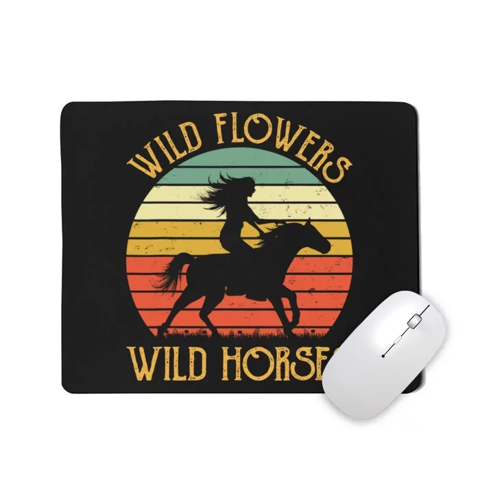 Western Cowgirl Country Music Mousepad