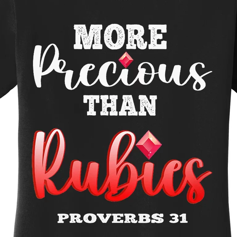 Womens CHRTISTIANDO Christian Faith Based Bible Quote Proverbs 31 Women's T-Shirt