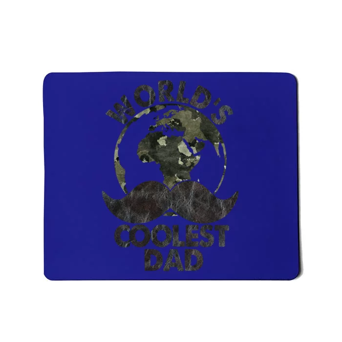 Worlds Coolest Dad Funny Fathers Day Meaningful Gift Mousepad