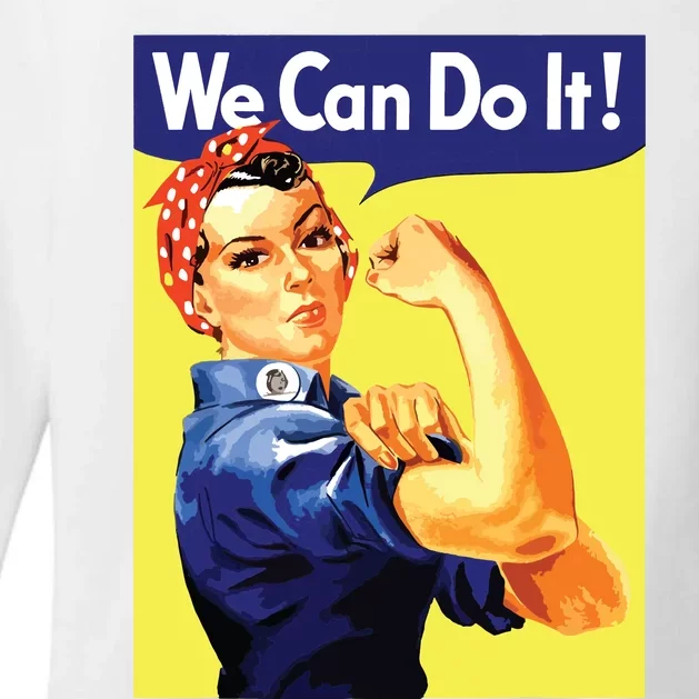 We Can Do It Rosie The Riveter Feminist Wwii Rosey Rosy Womens CVC Long Sleeve Shirt