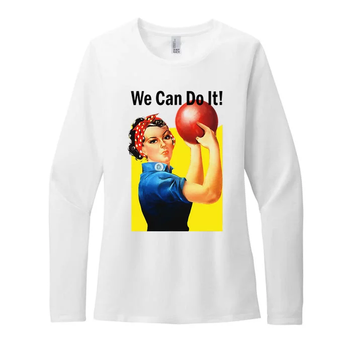 We Can Do It Rosie The Bowler Women Feminist Womens CVC Long Sleeve Shirt