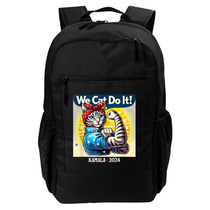 We Cat Do It Kamala Harris Supporter Childless Cat Ladies Daily Commute Backpack