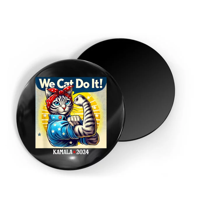 We Cat Do It Kamala Harris Supporter Childless Cat Ladies Magnet