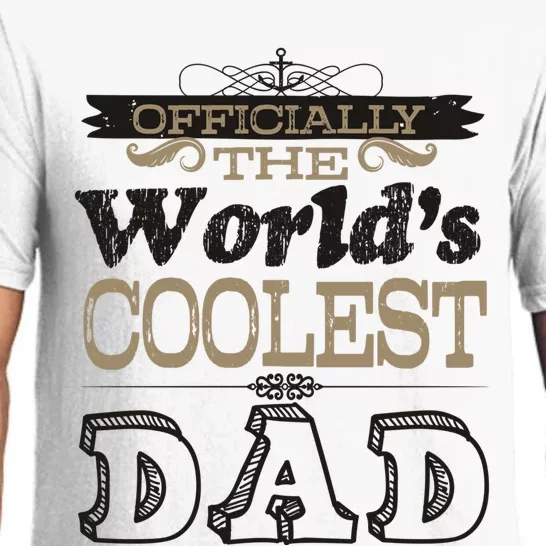 Worlds Coolest Dad Graphic Gift Pajama Set