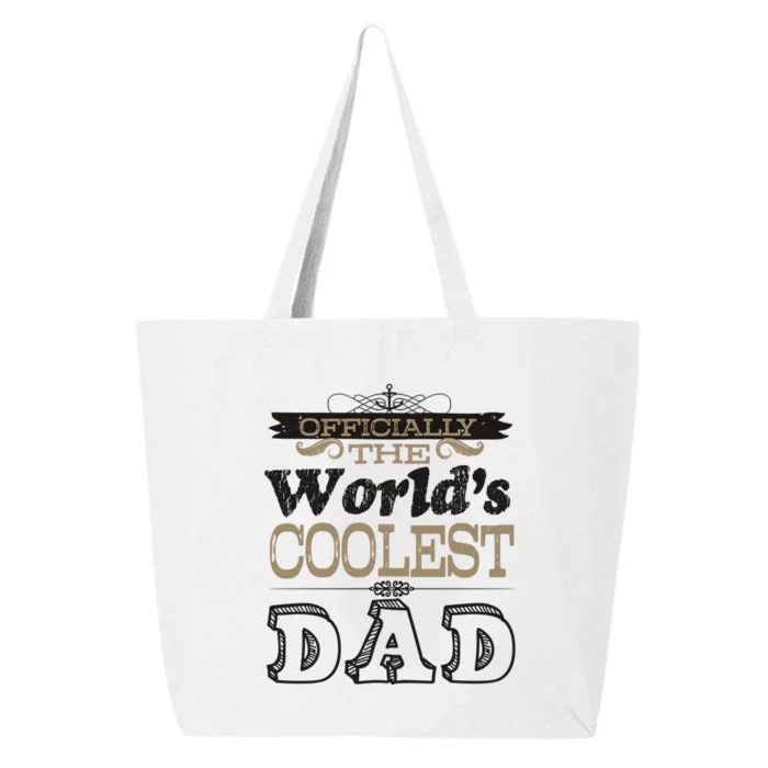 Worlds Coolest Dad Graphic Gift 25L Jumbo Tote