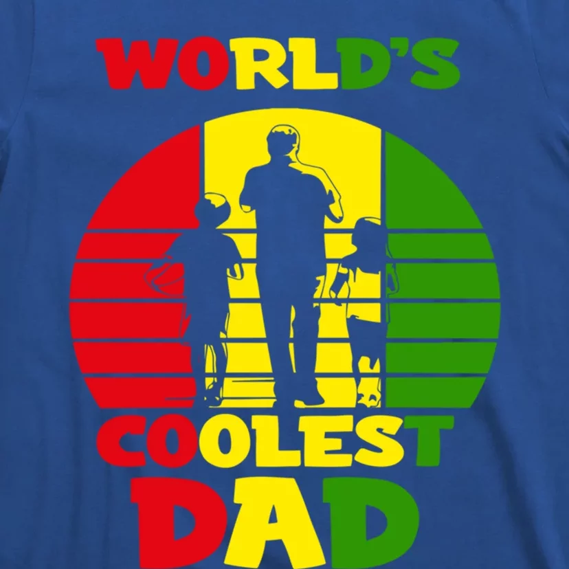 Worlds Coolest Dad Rasta Rastafari Reggae Fathers Day Meaningful Gift T-Shirt