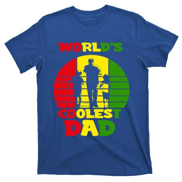 Worlds Coolest Dad Rasta Rastafari Reggae Fathers Day Meaningful Gift T-Shirt