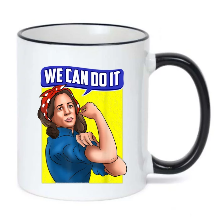 We Can Do It Kamala For President Black Color Changing Mug