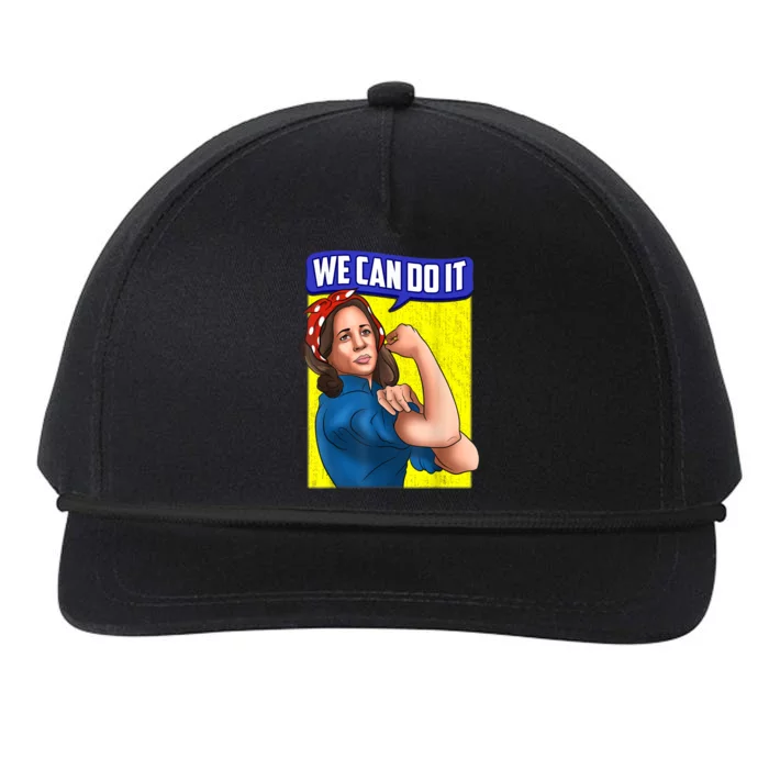 We Can Do It Kamala For President Snapback Five-Panel Rope Hat