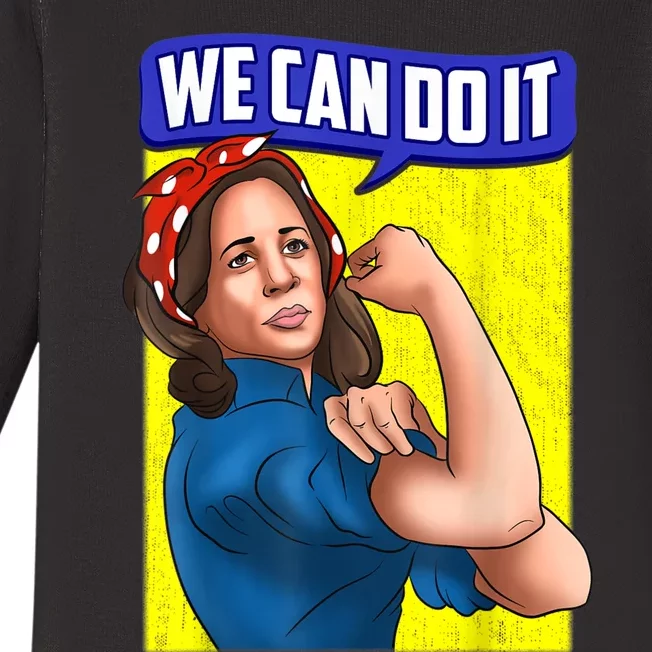 We Can Do It Kamala For President Baby Long Sleeve Bodysuit