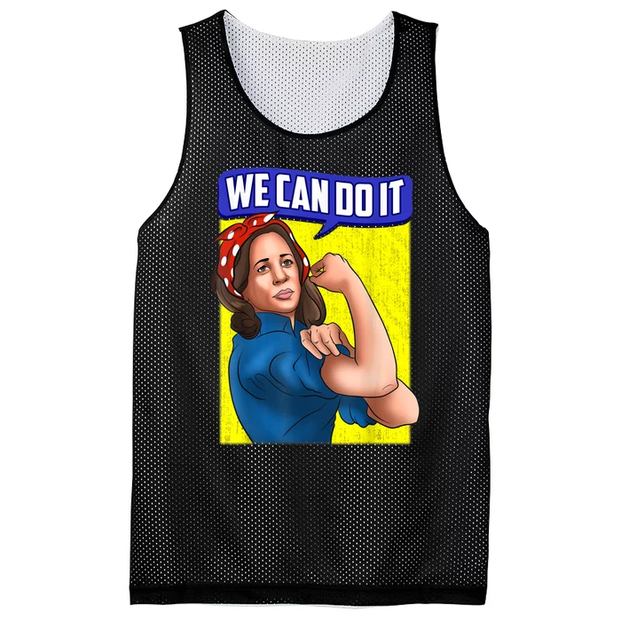 We Can Do It Kamala For President Mesh Reversible Basketball Jersey Tank