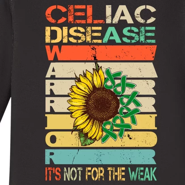 Warrior Celiac Disease Its Not For The Weak Baby Long Sleeve Bodysuit