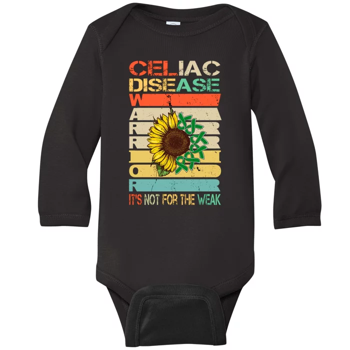 Warrior Celiac Disease Its Not For The Weak Baby Long Sleeve Bodysuit