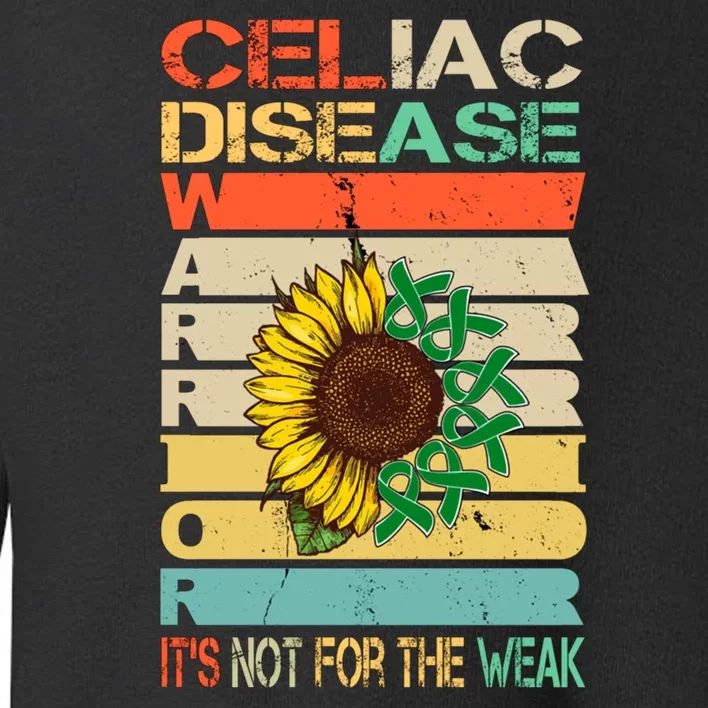 Warrior Celiac Disease Its Not For The Weak Toddler Sweatshirt