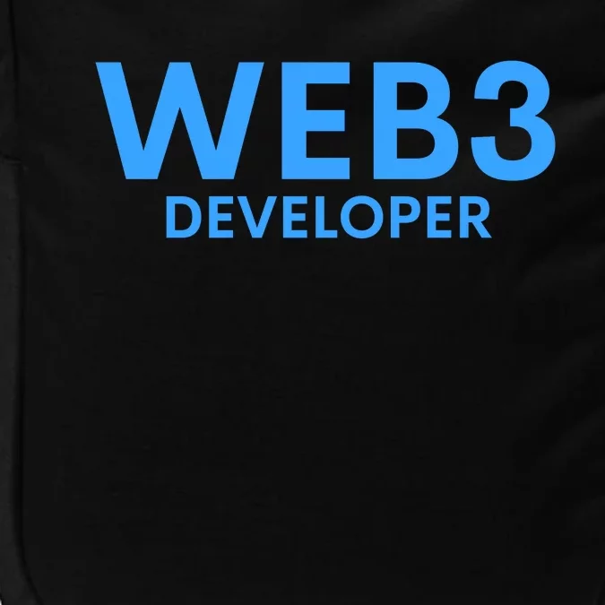 WEB3 Crypto Developer NFT Internet3.0 DeFi Metaverse Web3.0 Impact Tech Backpack