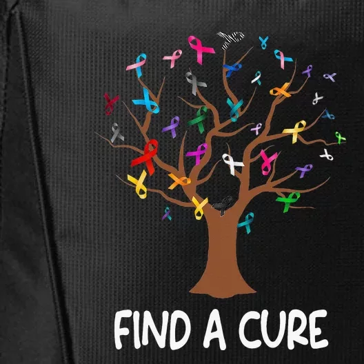 World Cancer Day Find A Cure All Cancer Awareness City Backpack