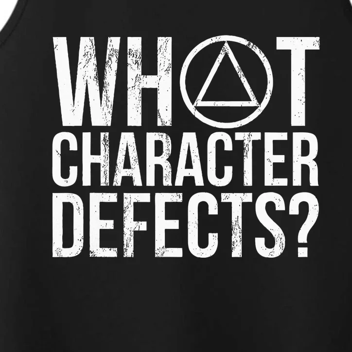 What Character Defects Alcoholics Anonymous Performance Tank