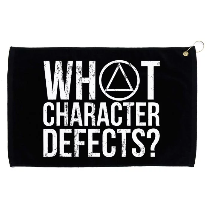 What Character Defects Alcoholics Anonymous Grommeted Golf Towel