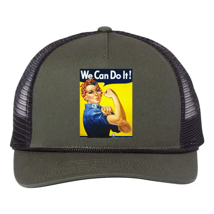 We Can Do It! Retro Rope Trucker Hat Cap