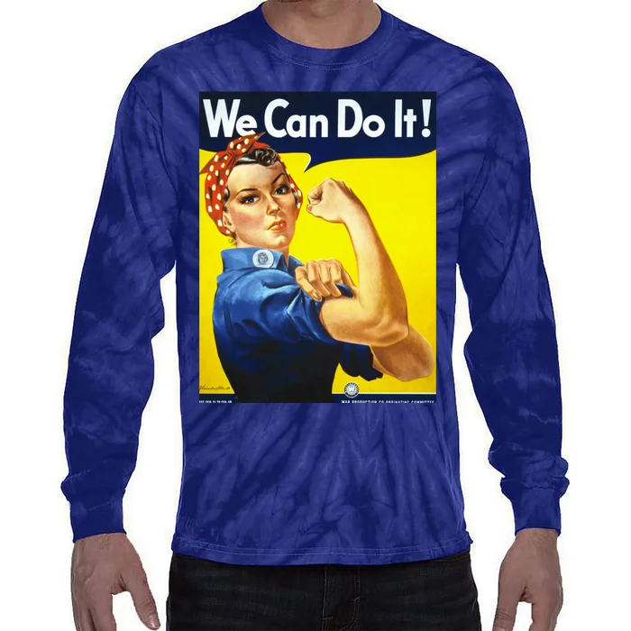 We Can Do It! Tie-Dye Long Sleeve Shirt