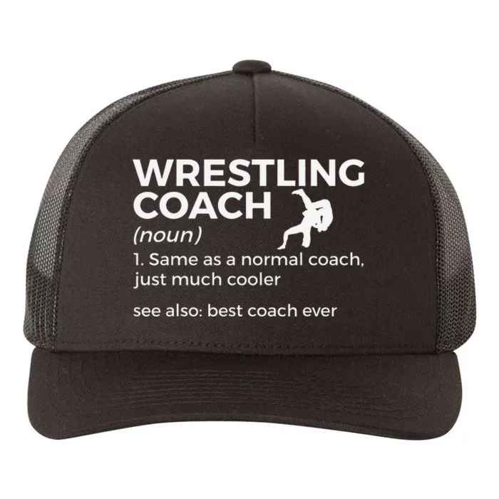 Wrestling Coach Definition Best Coach Ever Yupoong Adult 5-Panel Trucker Hat