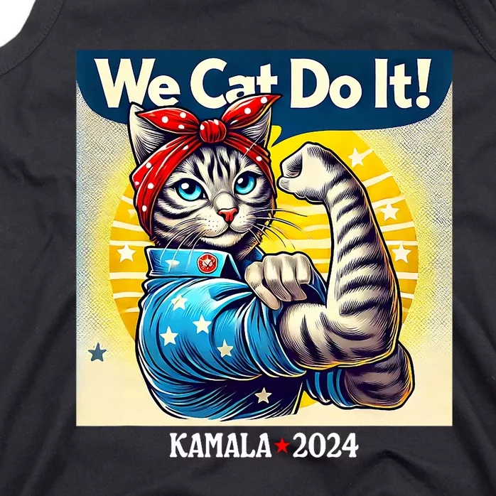 We Cat Do It Kamala Harris Supporter Childless Cat Ladies Tank Top