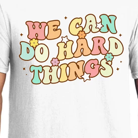 We Can Do Hard Things Teacher To School Teacher Student Pajama Set