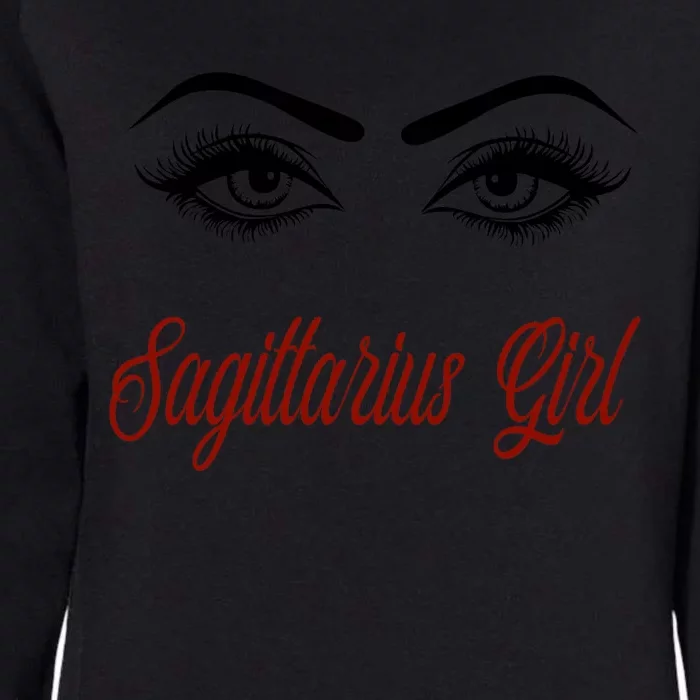 Wos Cat Eyes Zodiac Sign Horoscope Sagittarius Gift Womens California Wash Sweatshirt