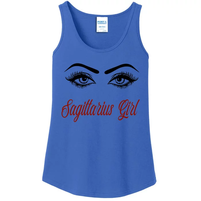 Wos Cat Eyes Zodiac Sign Horoscope Sagittarius Gift Ladies Essential Tank