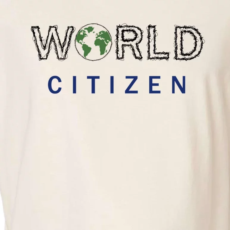 World Citizen Earth Day Global T Gift Garment-Dyed Women's Muscle Tee