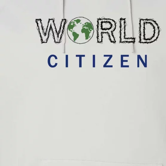 World Citizen Earth Day Global T Gift Performance Fleece Hoodie