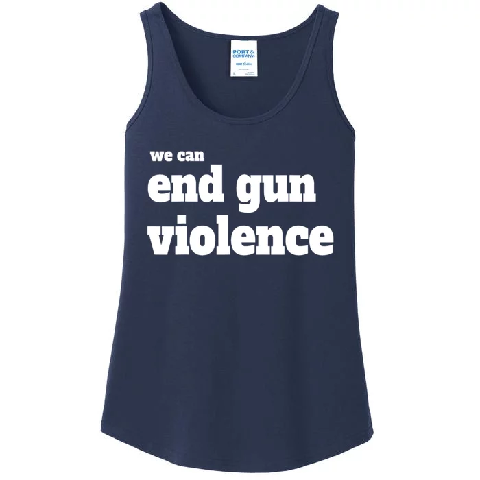 We Can End Gun Violence Ladies Essential Tank