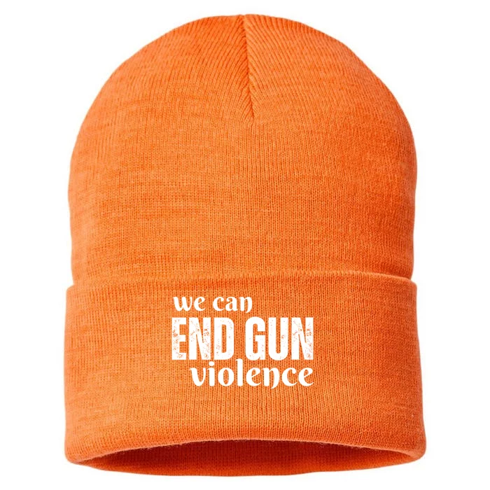 We Can End Gun Violence Sustainable Knit Beanie