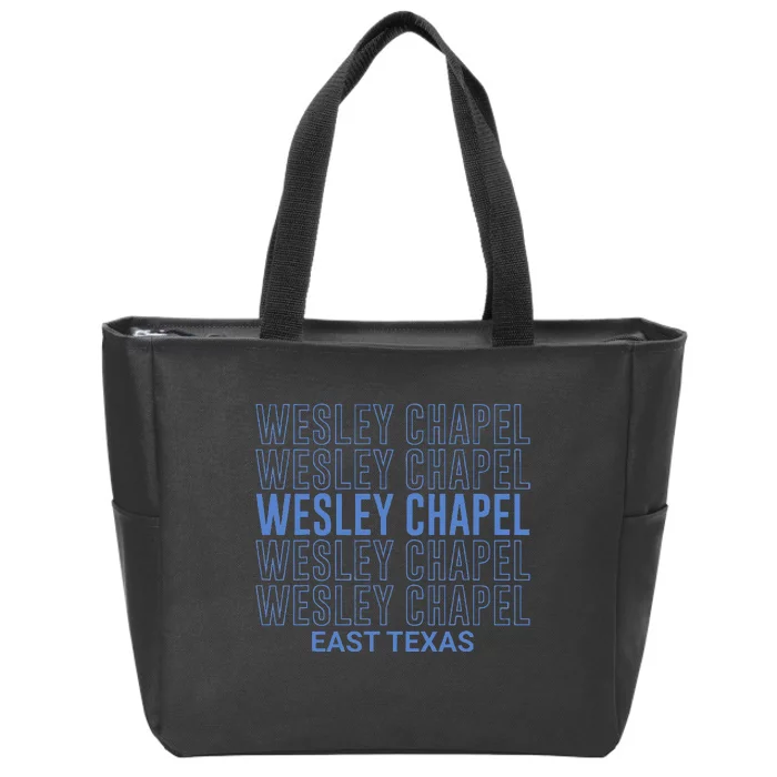 Wesley Chapel East Texas Zip Tote Bag