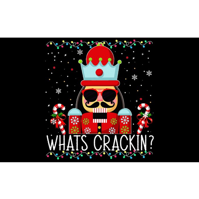 Whats Crackin Funny Christmas Nutcracker Bumper Sticker