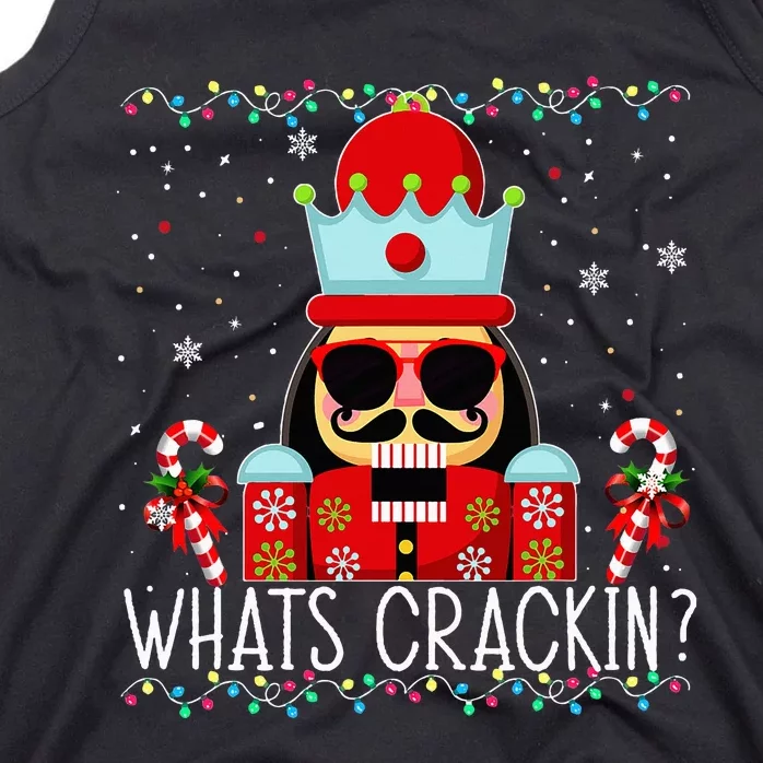 Whats Crackin Funny Christmas Nutcracker Tank Top