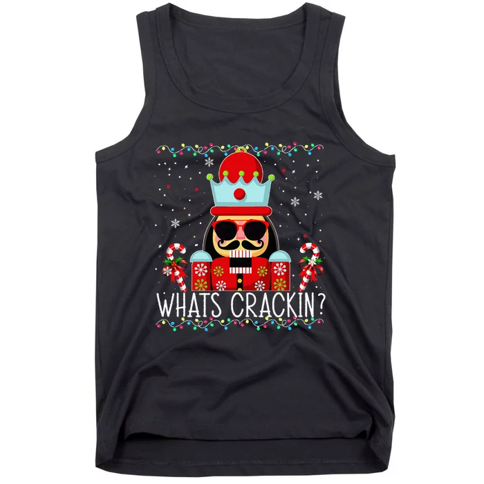 Whats Crackin Funny Christmas Nutcracker Tank Top