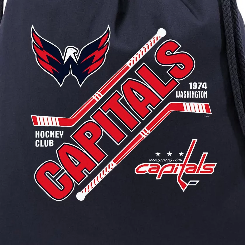 Washington Capitals Force Black Officially Drawstring Bag