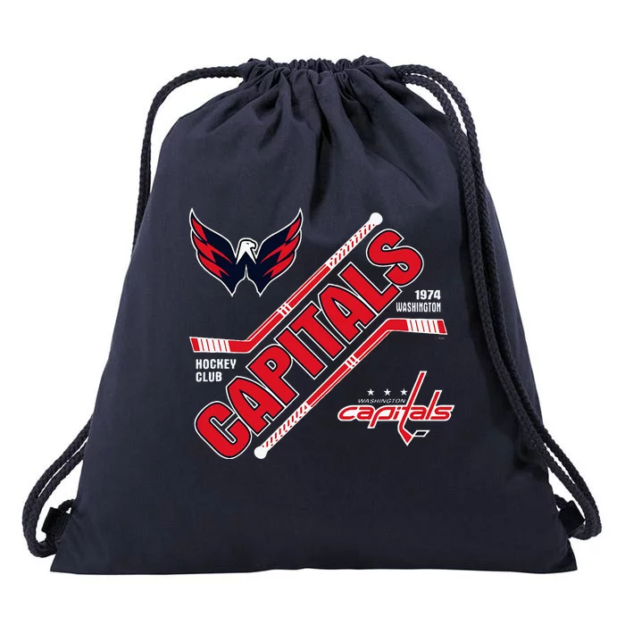 Washington Capitals Force Black Officially Drawstring Bag