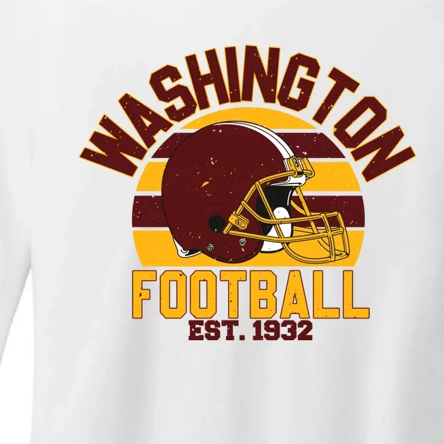 Washington Commanders Football Est 1932 Team Supporter Womens CVC Long Sleeve Shirt