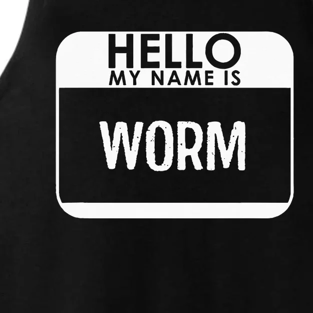 Worm Costume Funny Easy Last Minute Halloween Gift Ladies Tri-Blend Wicking Tank