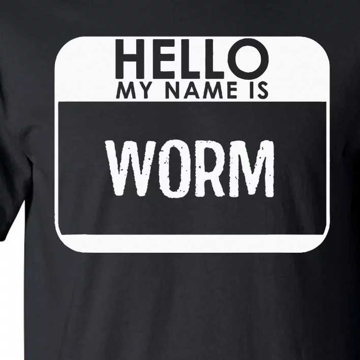 Worm Costume Funny Easy Last Minute Halloween Gift Tall T-Shirt