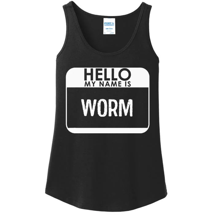 Worm Costume Funny Easy Last Minute Halloween Gift Ladies Essential Tank