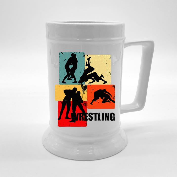 Wrestling Clothing For Wrestler Gear Wrestling Front & Back Beer Stein