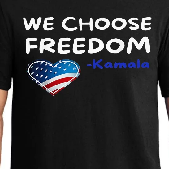 We Choose Freedom Kamala Harris Pajama Set