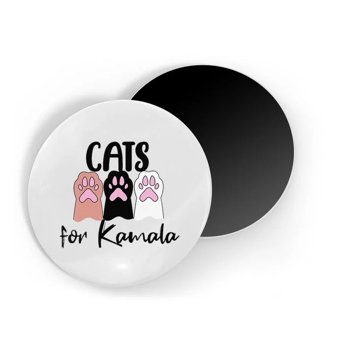 Women Cats For Kamala Funny Political Gift Magnet