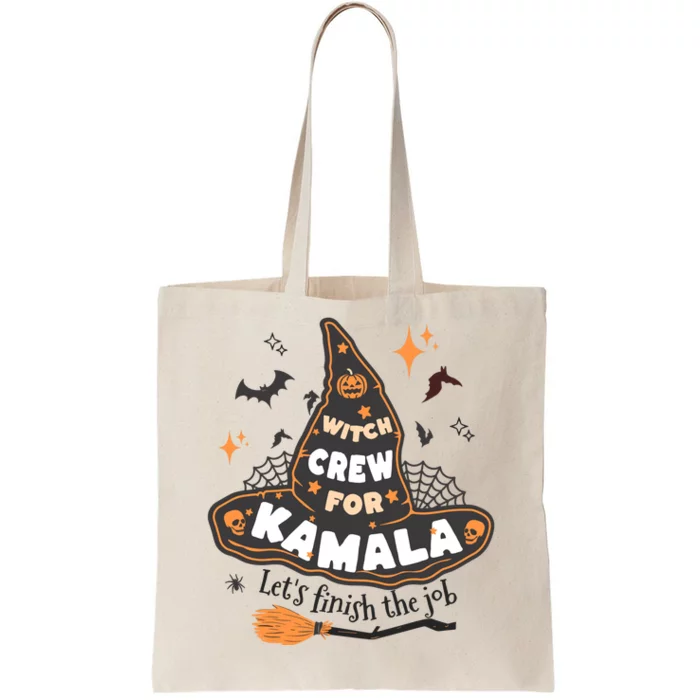 Witch Crew For Harris Halloween Kamala 2024 Tote Bag